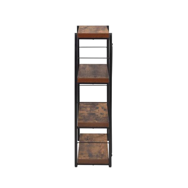 Bob Bookshelf in Weathered Oak & Black 92399
