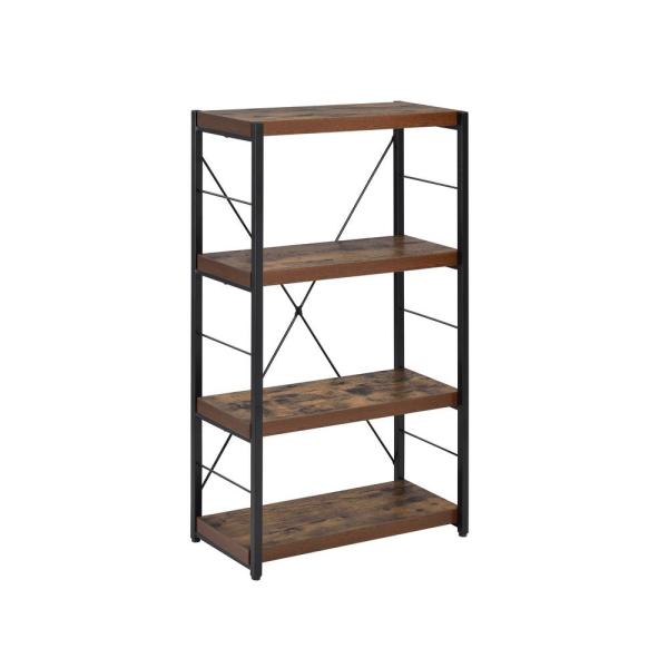 Bob Bookshelf in Weathered Oak & Black 92399