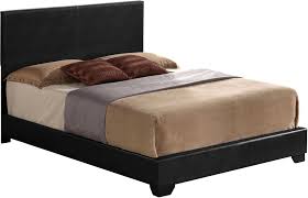 Ireland III Eastern King Bed in Black PU 14337EK