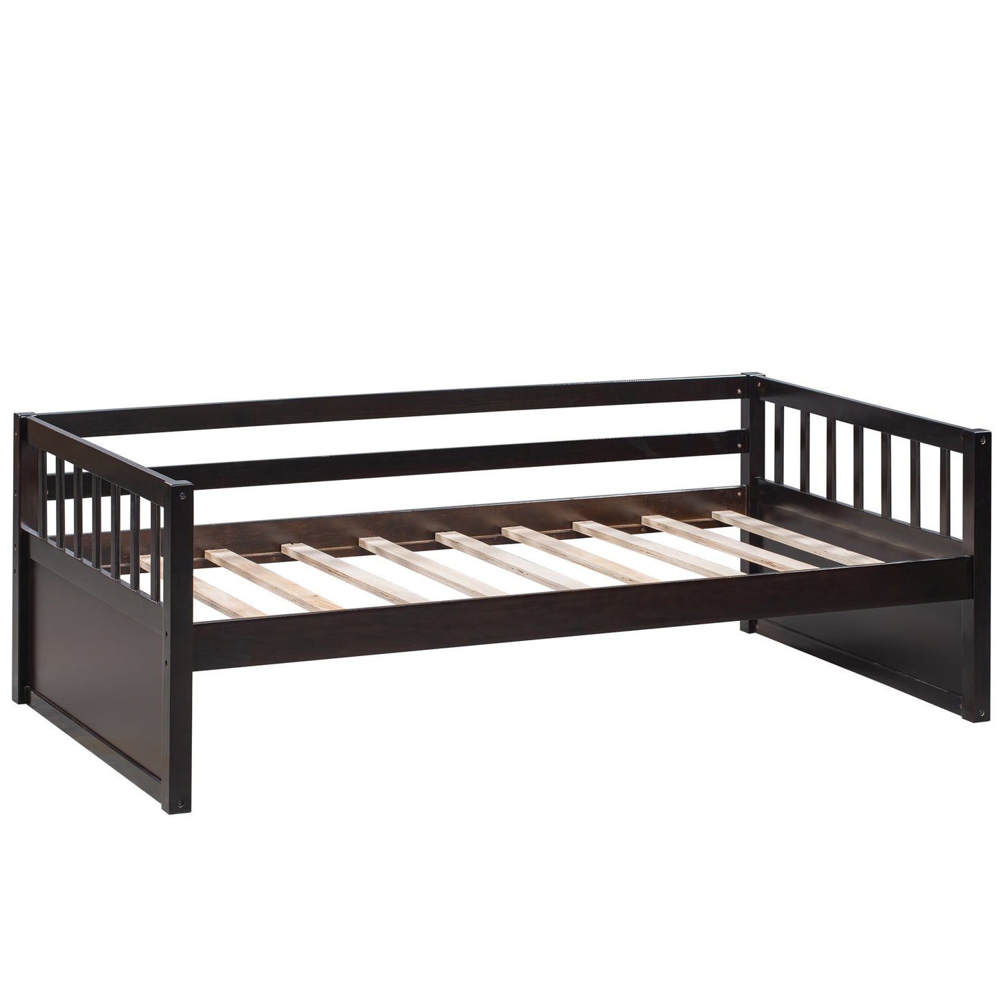 Twin Size Daybed with eparable 2 Drawers , Espresso (New)