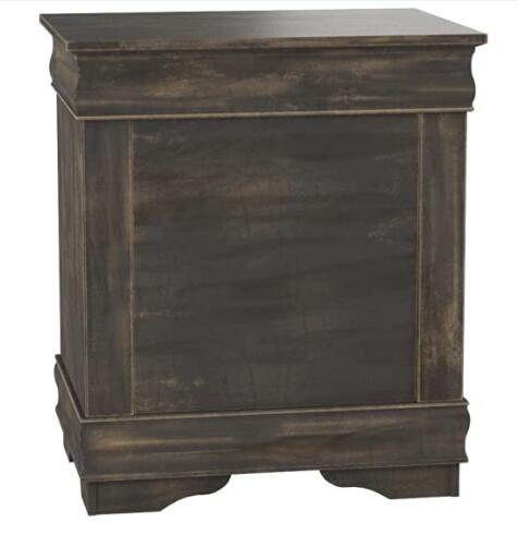 Louis Philippe Nightstand in Antique Gray 23863