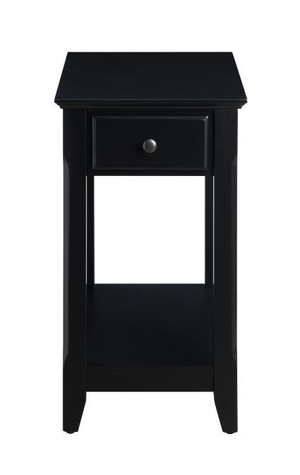 Bertie Accent Table, Black Finish 82740