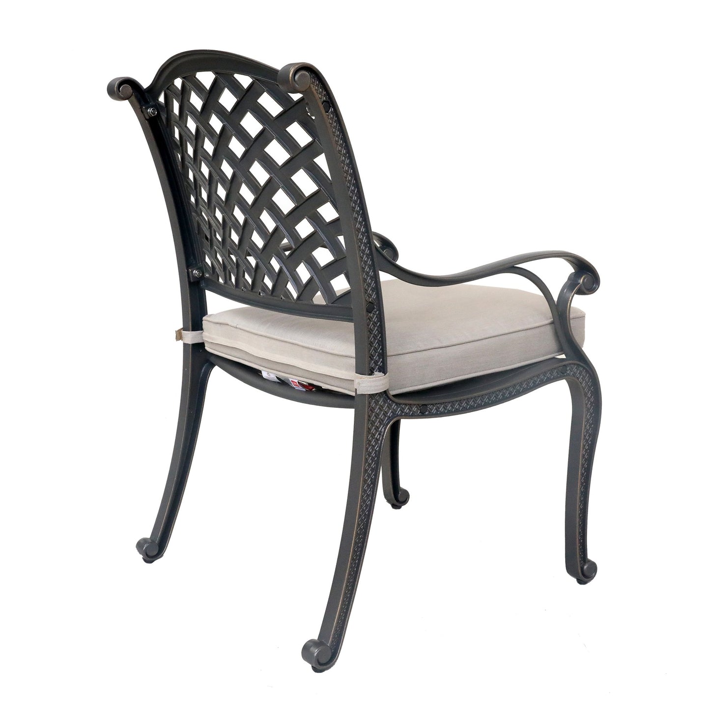 dining arm chair with cushion