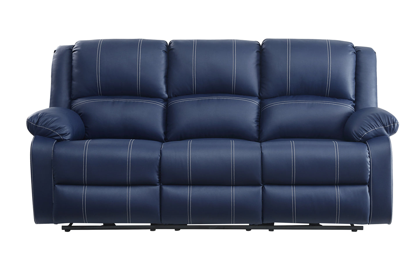 Zuriel Power Motion Sofa, Blue PU 54615