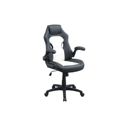 Adjustable Heigh Executive Office Chair, Black and White