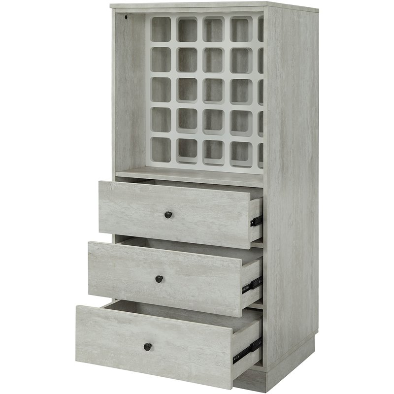 Wiesta Wine Cabinet in Antique White 97544