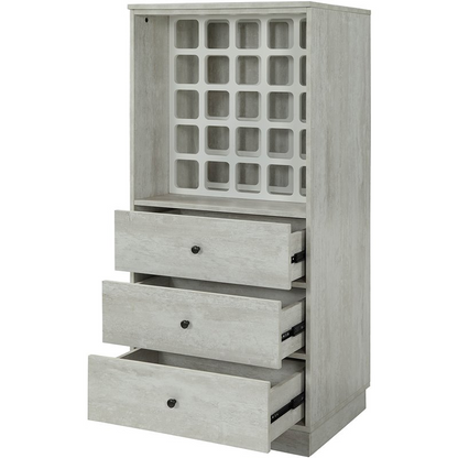 Wiesta Wine Cabinet in Antique White 97544