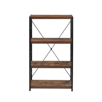 Bob Bookshelf in Weathered Oak & Black 92399