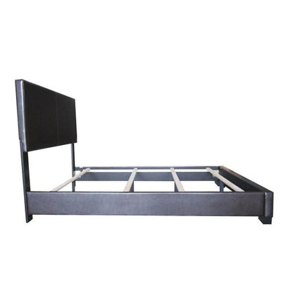 Ireland III Eastern King Bed in Black PU 14337EK