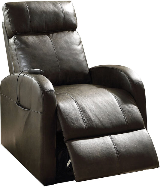 Ricardo Recliner w/Power Lift in Dark Gray PU 59405