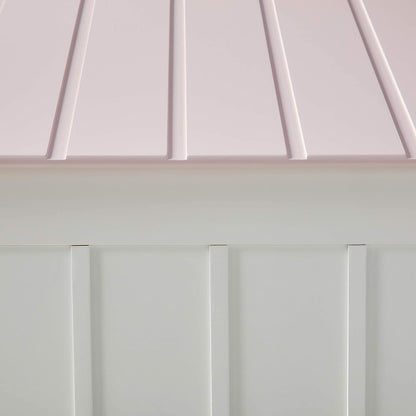 Spring Cottage Full Bed in White & Pink 37695F