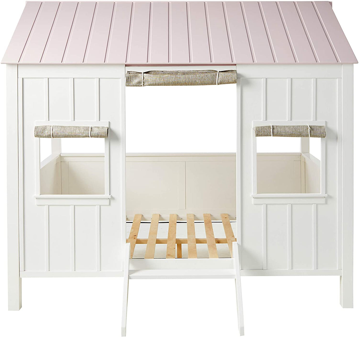 Spring Cottage Full Bed in White & Pink 37695F