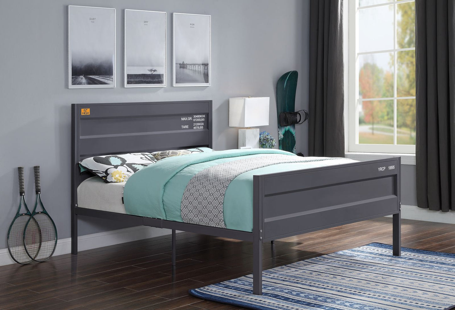 Cargo Full Bed, Gunmetal 35915F