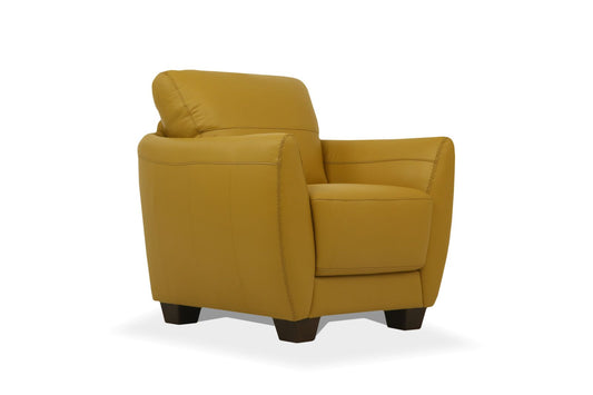 Valeria Chair, Mustard Leather 54947