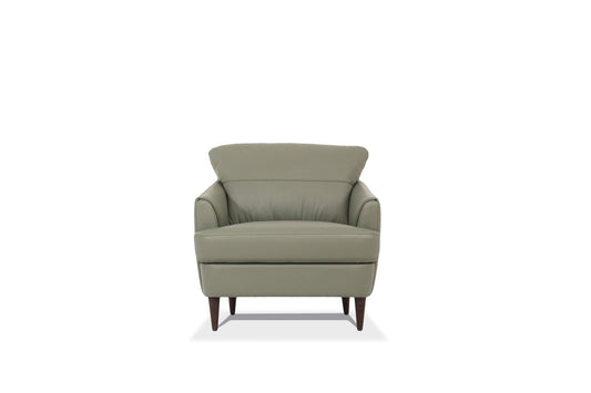 Helena Chair, Moss Green Leather 54572
