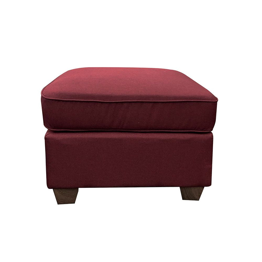 Cleavon II Sectional Sofa & 2 Pillows in Red Linen 53740