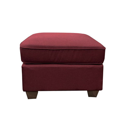 Cleavon II Sectional Sofa & 2 Pillows in Red Linen 53740
