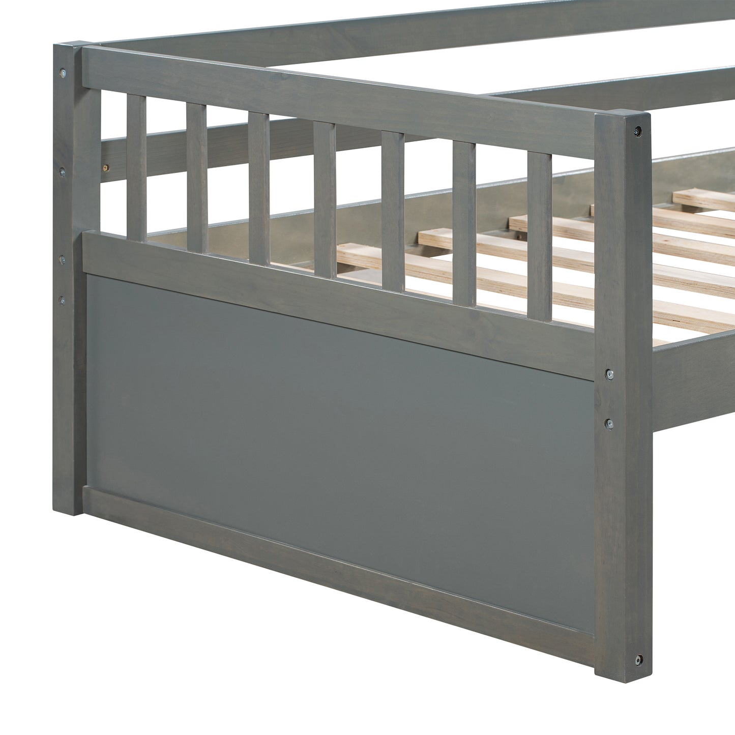 Twin Size Daybed with eparable 2 Drawers , Gray  (New)
