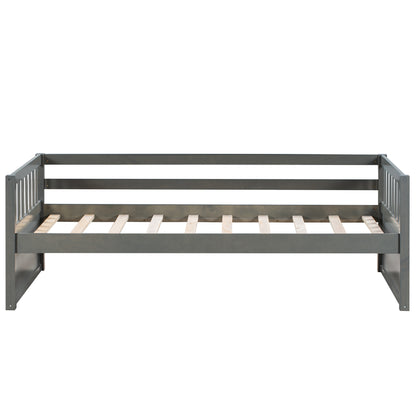 Twin Size Daybed with eparable 2 Drawers , Gray  (New)
