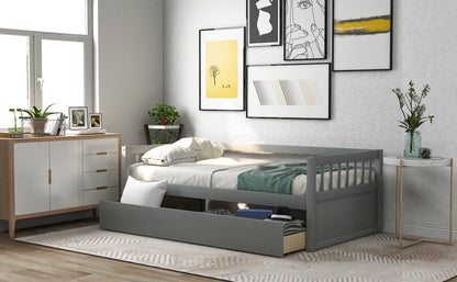 Twin Size Daybed with eparable 2 Drawers , Gray  (New)