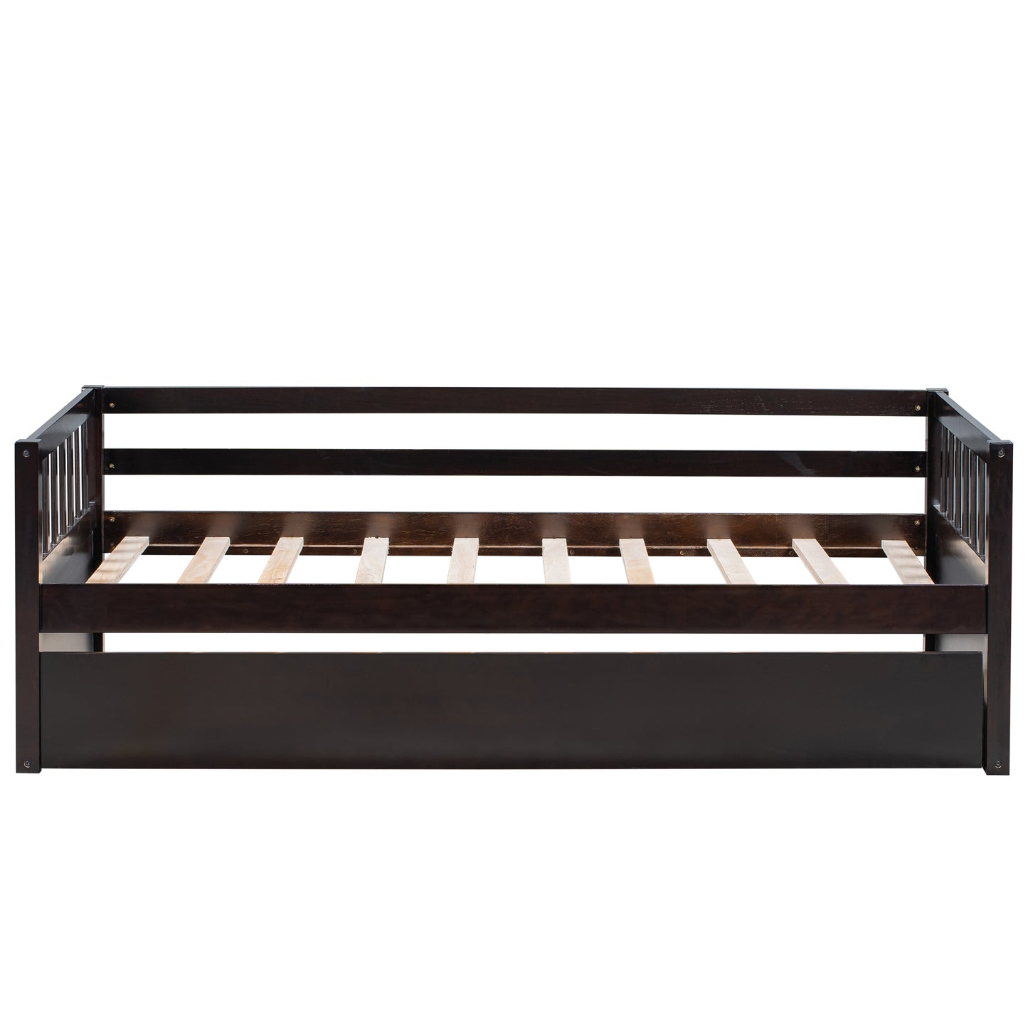 Twin Size Daybed with eparable 2 Drawers , Espresso (New)