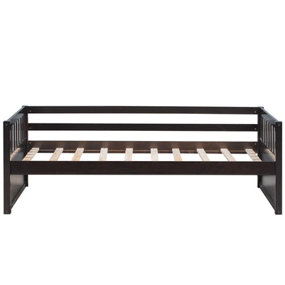 Twin Size Daybed with eparable 2 Drawers , Espresso (New)