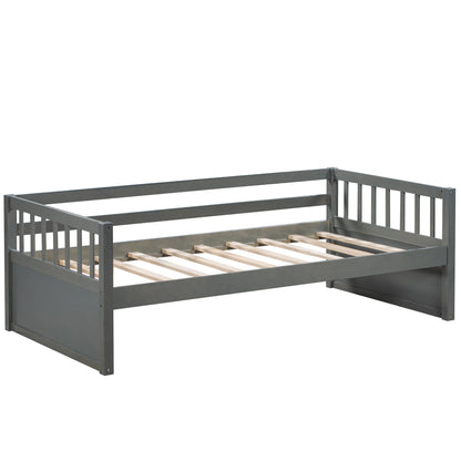 Twin Size Daybed with eparable 2 Drawers , Gray  (New)