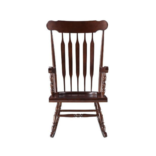 Raina Rocking Chair, Cappuccino Finish 59934