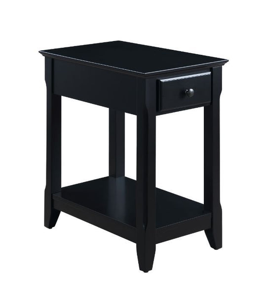 Bertie Accent Table, Black Finish 82740