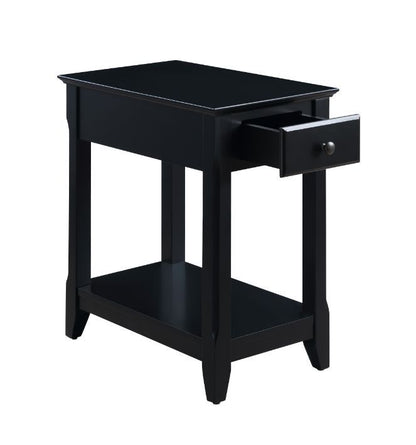 Bertie Accent Table, Black Finish 82740