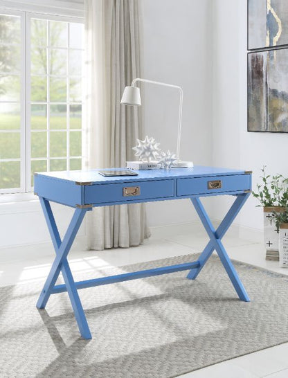 Amenia Writing Desk, Blue Finish 93000