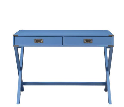 Amenia Writing Desk, Blue Finish 93000