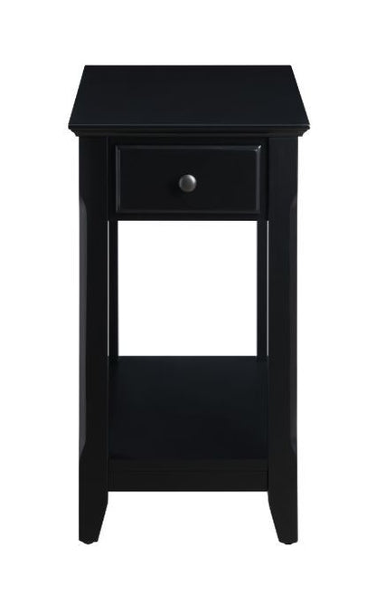 Bertie Accent Table, Black Finish 82740