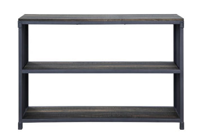 Cargo Bookshelf, Weathered Oak & Gunmetal Finish 92997