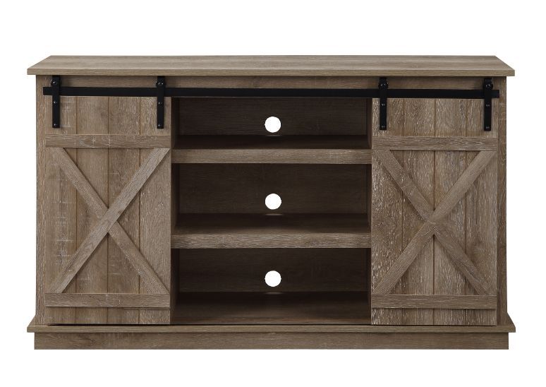 Bellona TV Stand, Oak Finish 91862