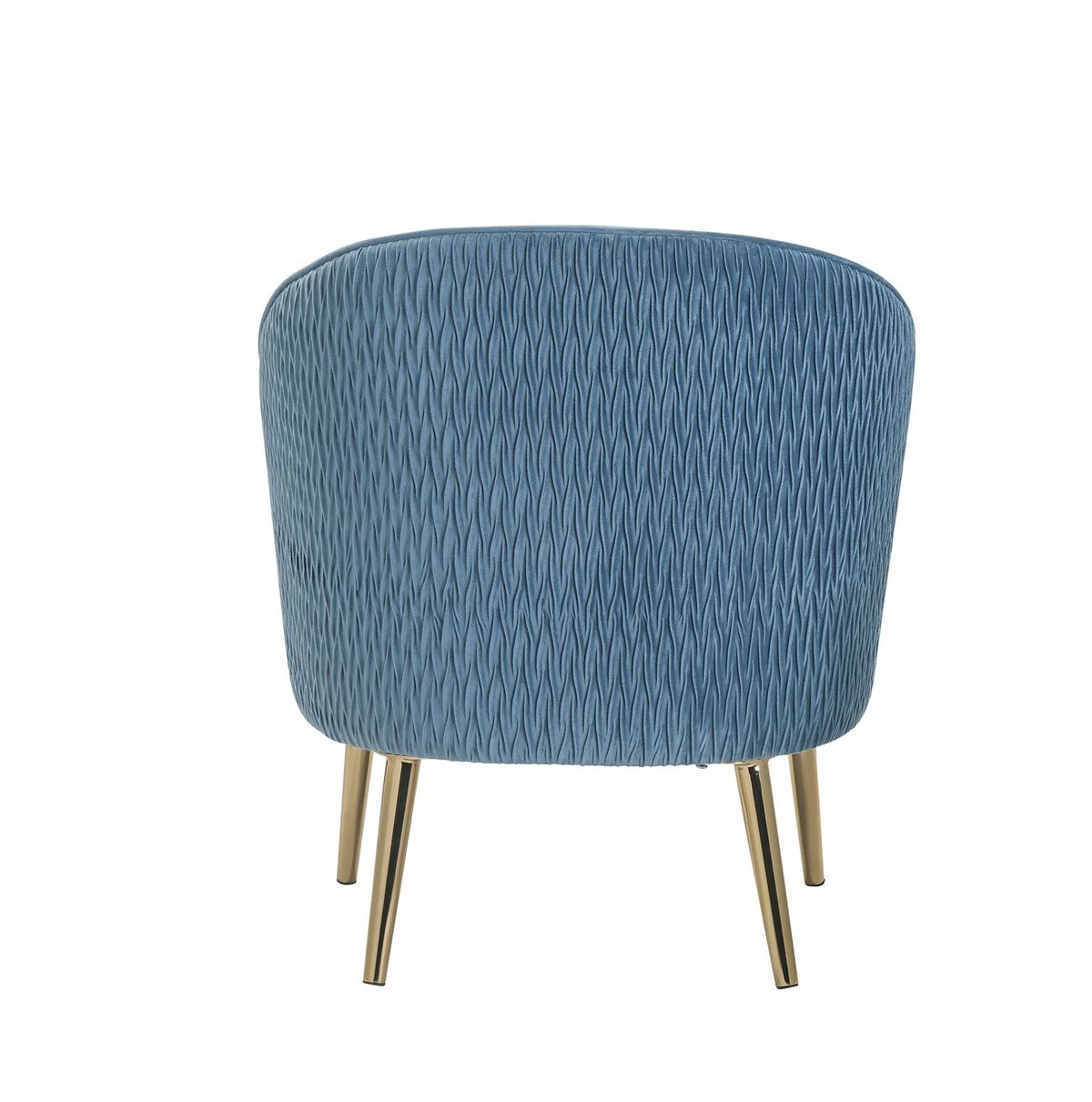 Benny Accent Chair, Velvet & Gold 59887