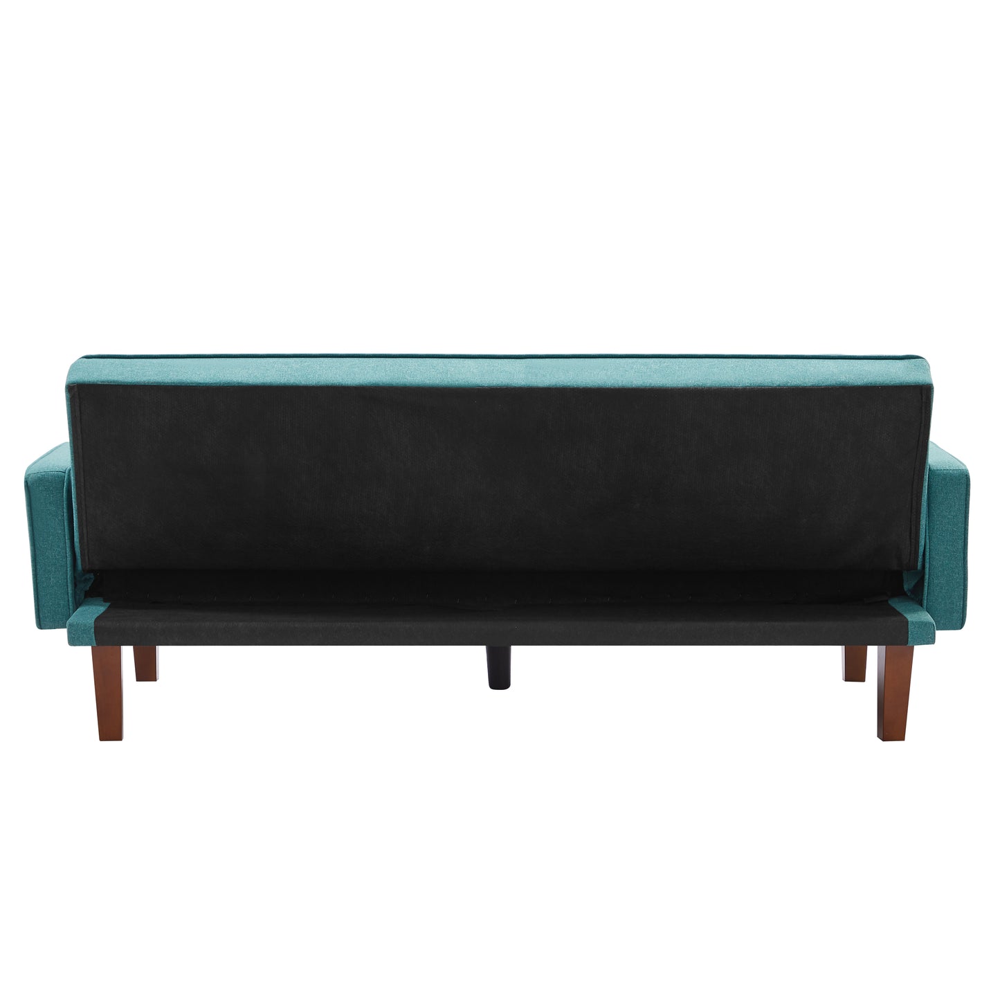 M1905-GN  Green sofa bed with square pillow
