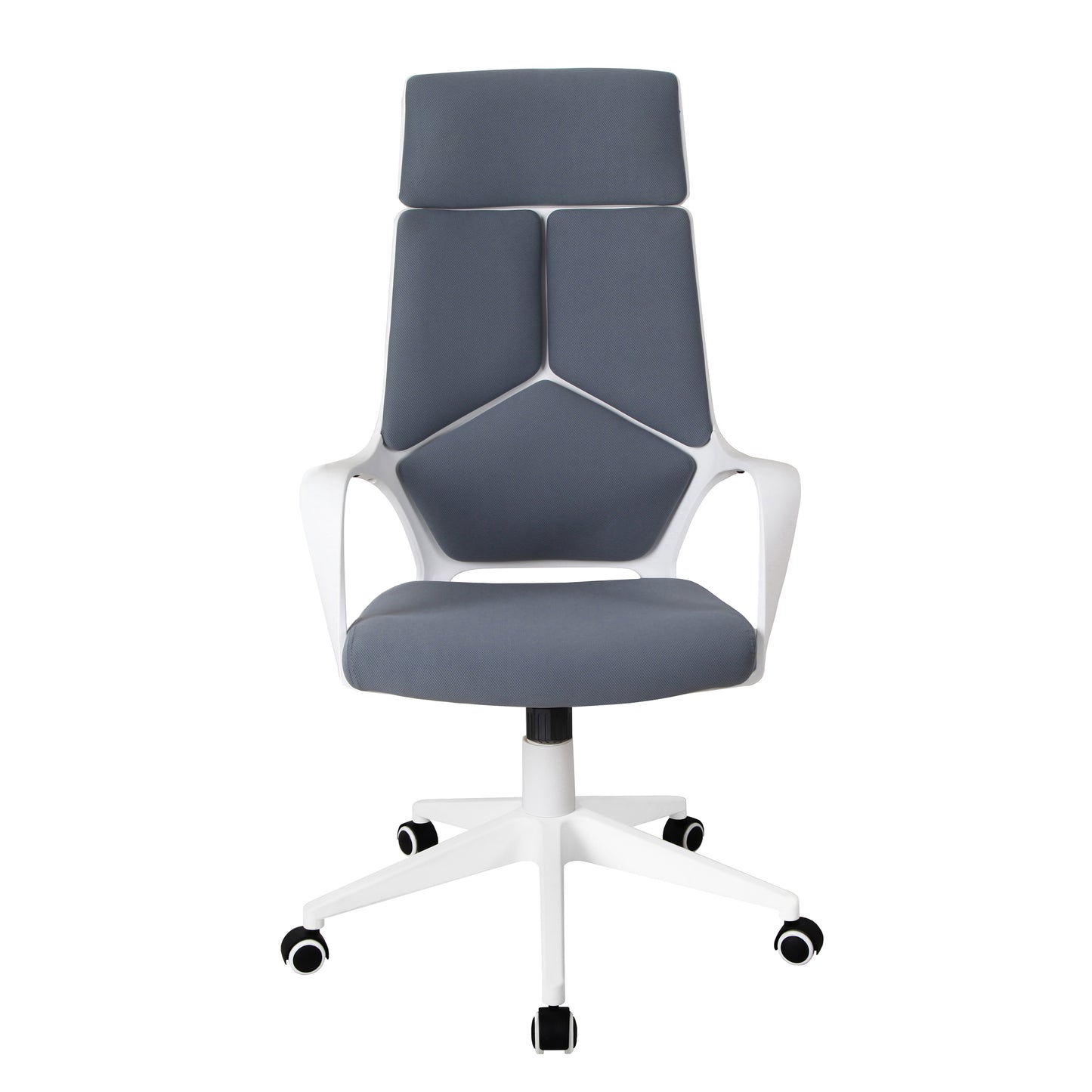 Techni Mobili Modern Studio Office Chair, Grey/White