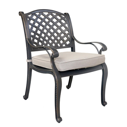 dining arm chair with cushion