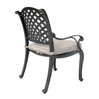dining arm chair with cushion