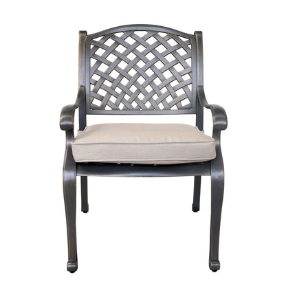 dining arm chair with cushion