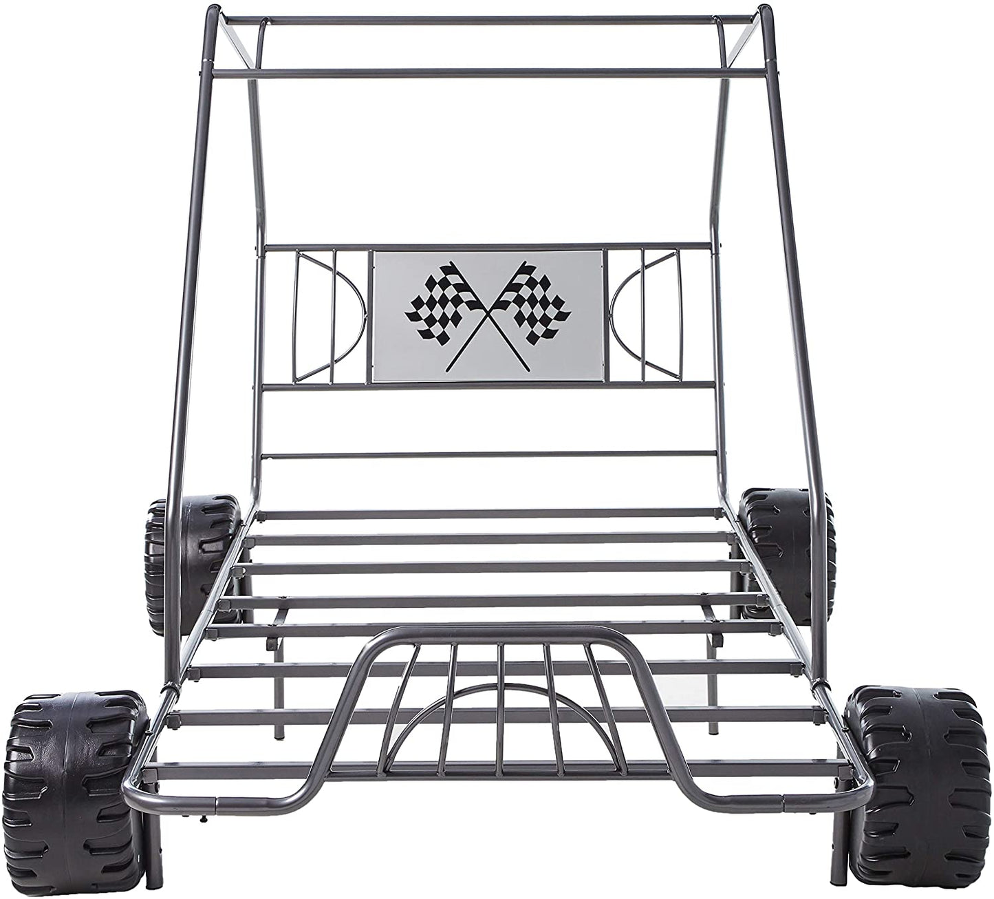 Xander Twin Bed in Gunmetal Go Kart 37640T