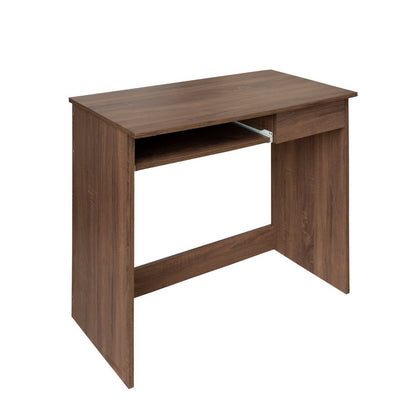 Full Wooden computer desk with 1 drawer and 1 keyboard tray