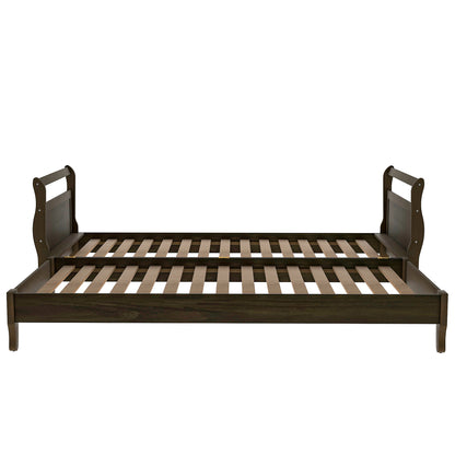Classic Style Pine Wood Platform Bed（Expected to arrive on 7.5）