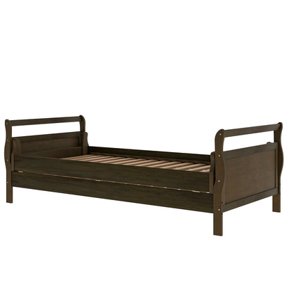 Classic Style Pine Wood Platform Bed（Expected to arrive on 7.5）