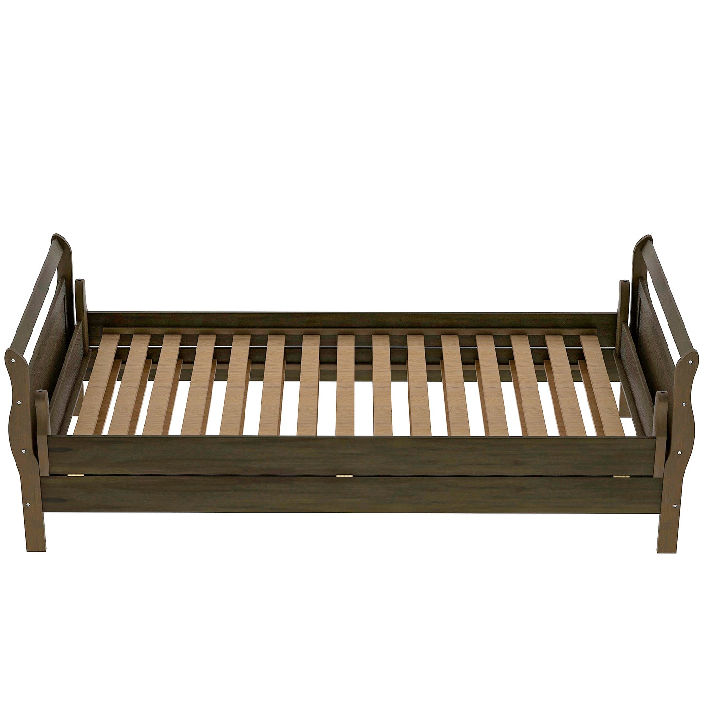 Classic Style Pine Wood Platform Bed（Expected to arrive on 7.5）