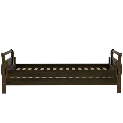 Classic Style Pine Wood Platform Bed（Expected to arrive on 7.5）