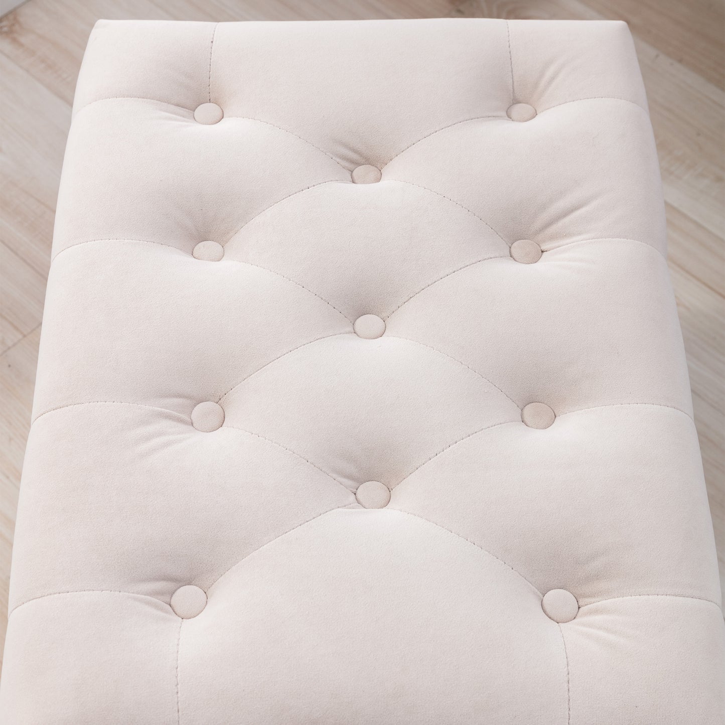 Living room  Tufted Ottoman
