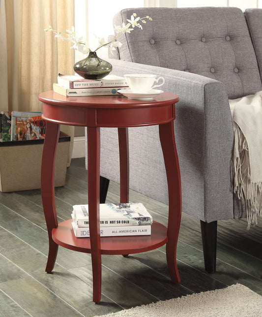 Aberta Side Table in Red 82787