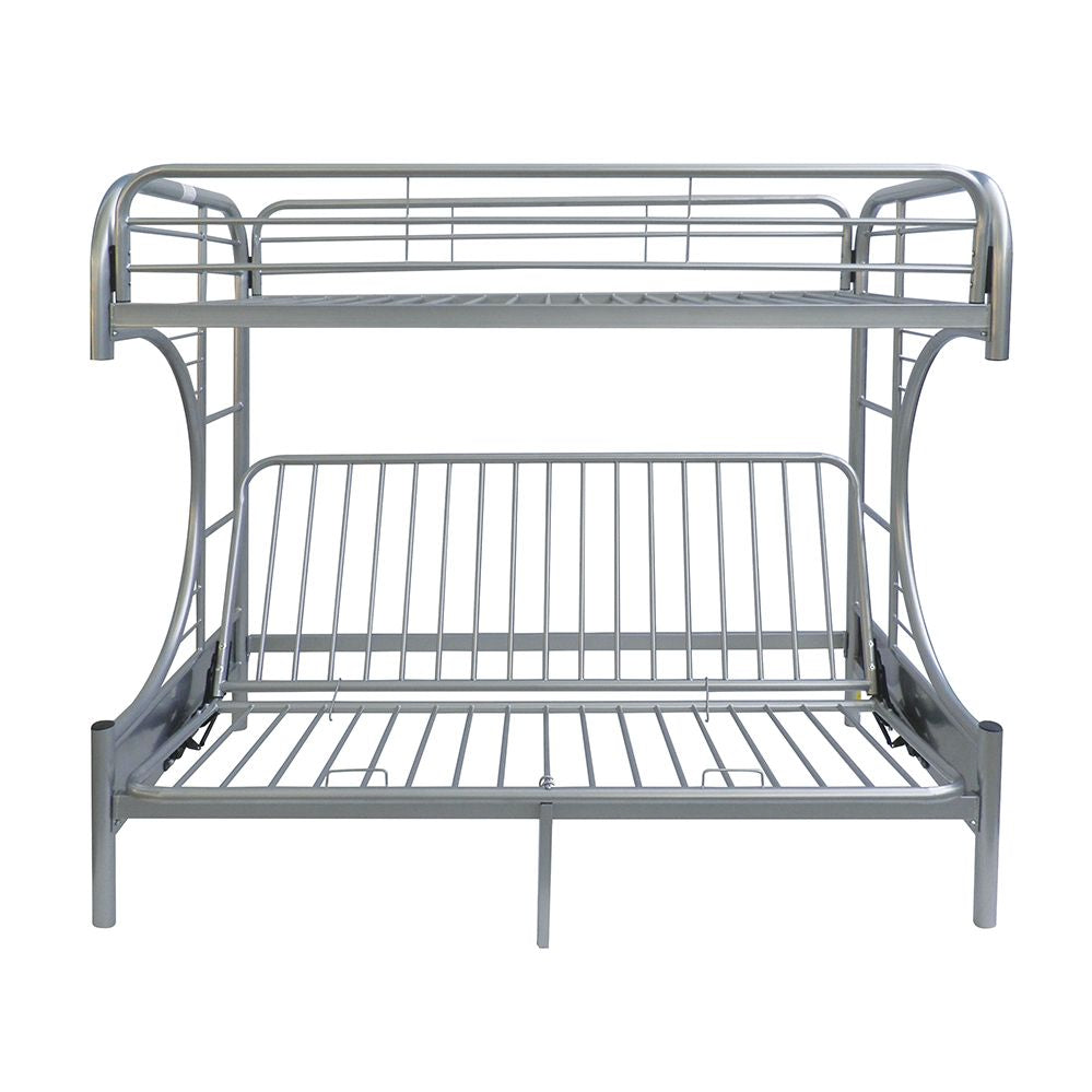 Eclipse Bunk Bed (Twin/Full/Futon) in Silver 02091SI